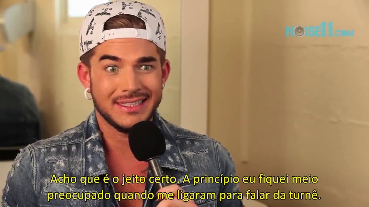 Adam Lambert - Entrevista para a Noise11.com,  Adelaide (Austrália) (28/01/2016) - legendado