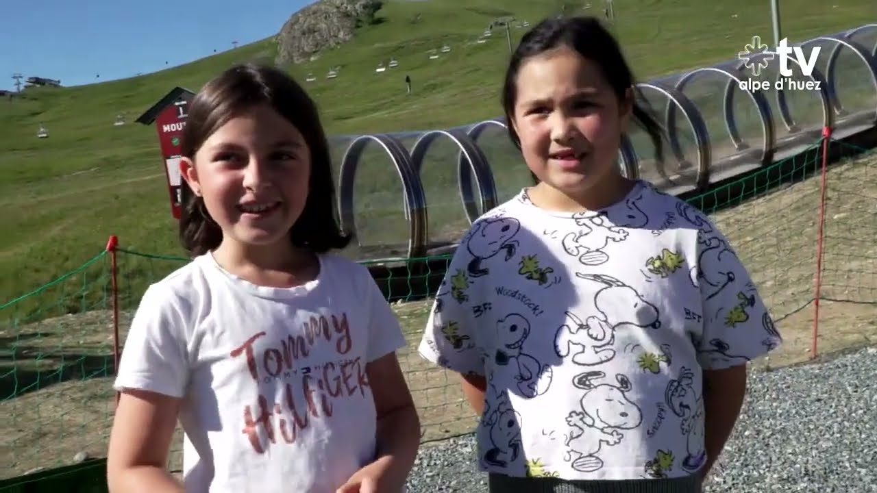 La plus grande piste de tubing de France ! (Extrait Alpe d'Huez JT)