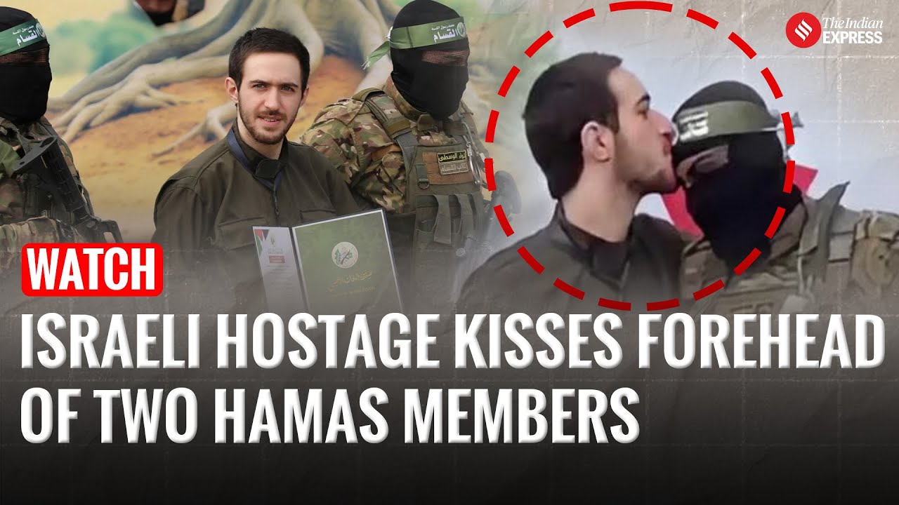 Israeli Hostage Omer Shem Tov shocks onlookers with an unexpected kiss