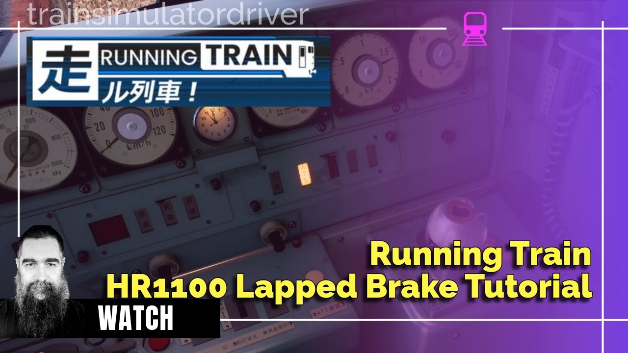 Running Train HR1100 Brake Tutorial: How to Master Lap Brakes!