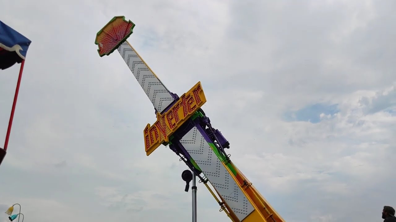 El primer juego en llegar y armar:  INVERTER Atracciones GAMA (feria en HIDALGO 2026) sin funcionar.