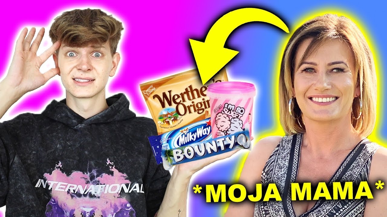 TESTUJĘ ULUBIONE SŁODYCZE MOJEJ MAMY 😱 | Dominik Rupiński