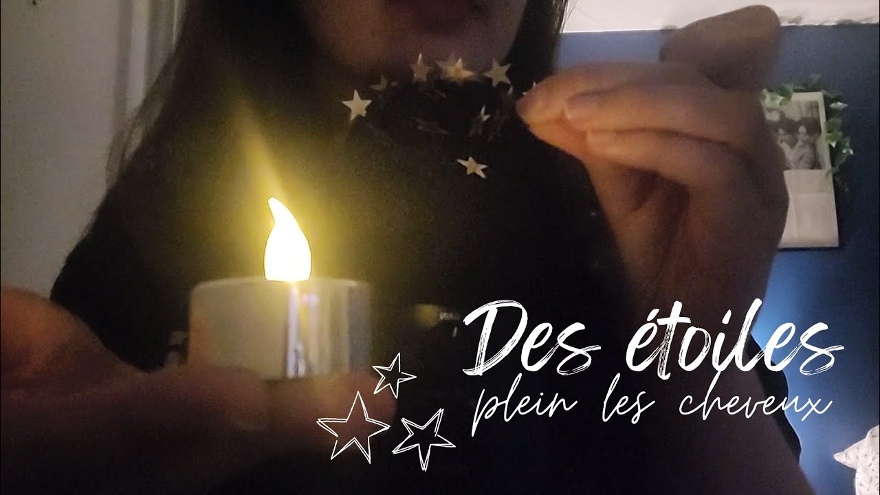 ✨ Roleplay ASMR: Je retire les étoiles de tes cheveux (head brushing, head massage..)