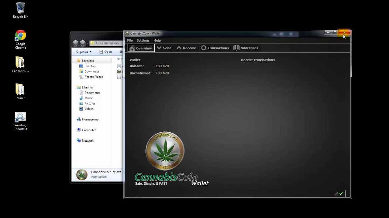 How to install CannabisCoin Wallet *Audio