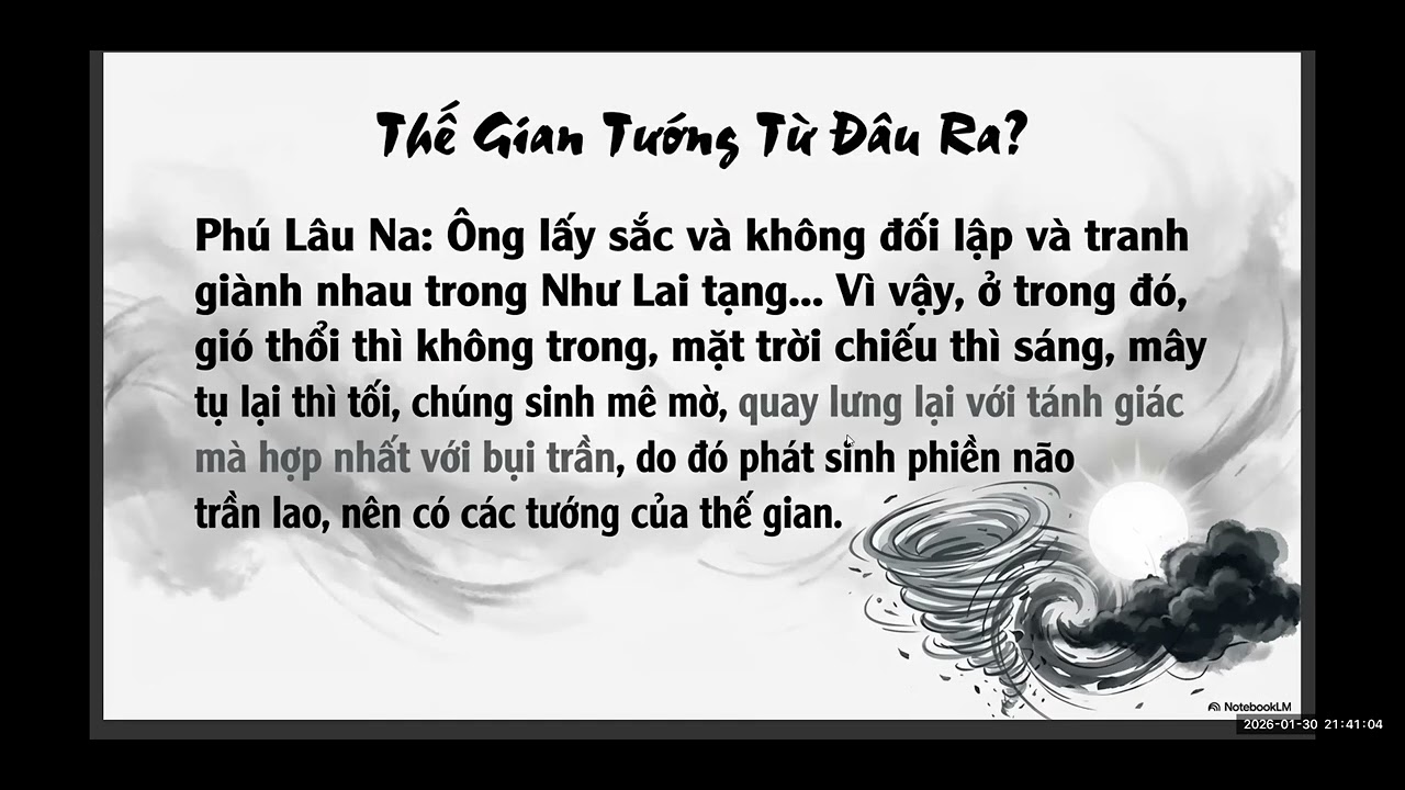 Kinh Đại Phật Đảnh Thủ Lăng Nghiêm quyển 4 - ngày 30/01/2026