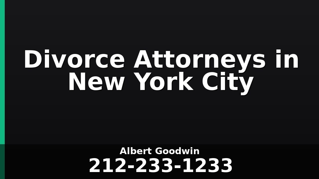 Divorce Attorneys in New York City