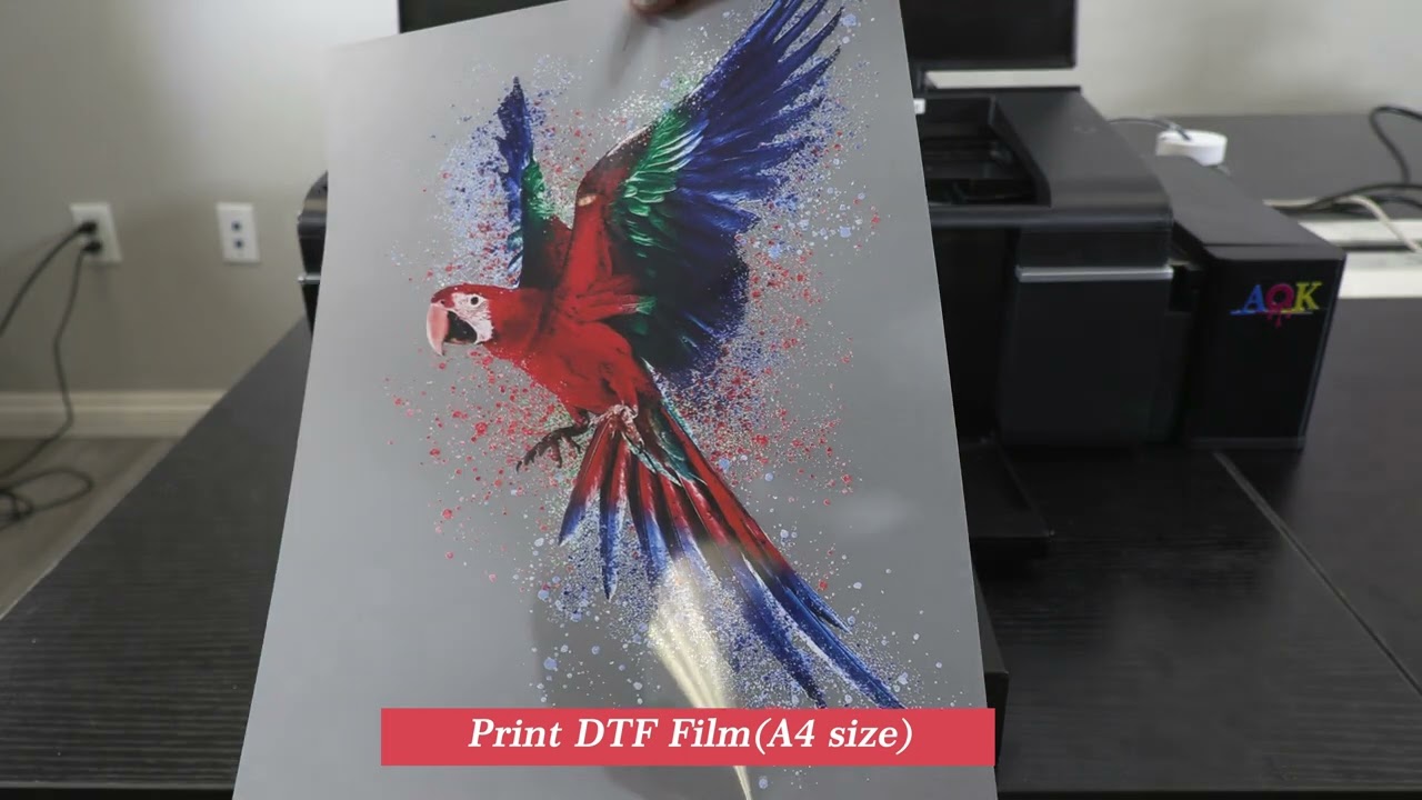 AOK DTF whole Process Introduction Step-by-step Tutorial With AOK L805 DTF Printer