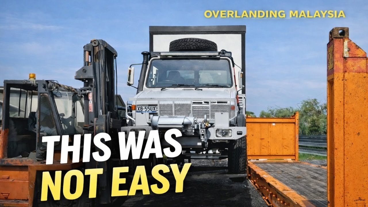 Доставка нашего внедорожного Unimog в Малайзию | Реальность