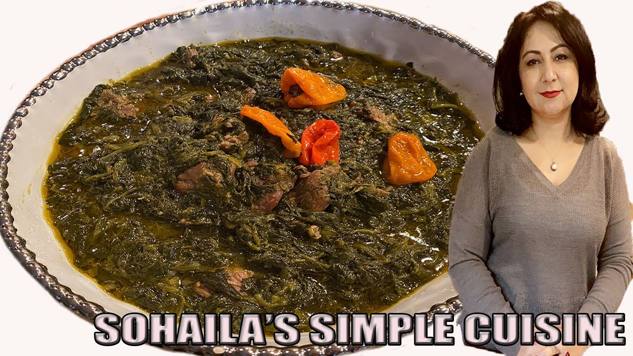 Spinach with Lamb (Afghan Style)