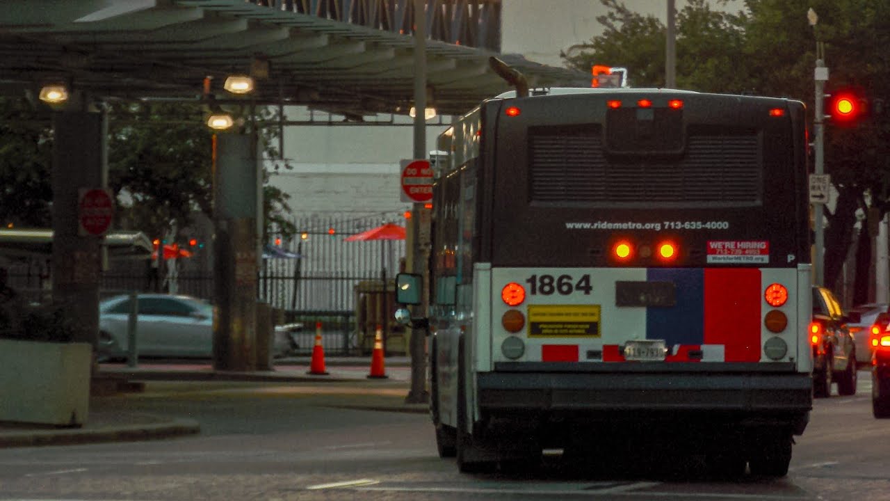47 Minutes Of Houston Metro Buses & Light Rail Observation