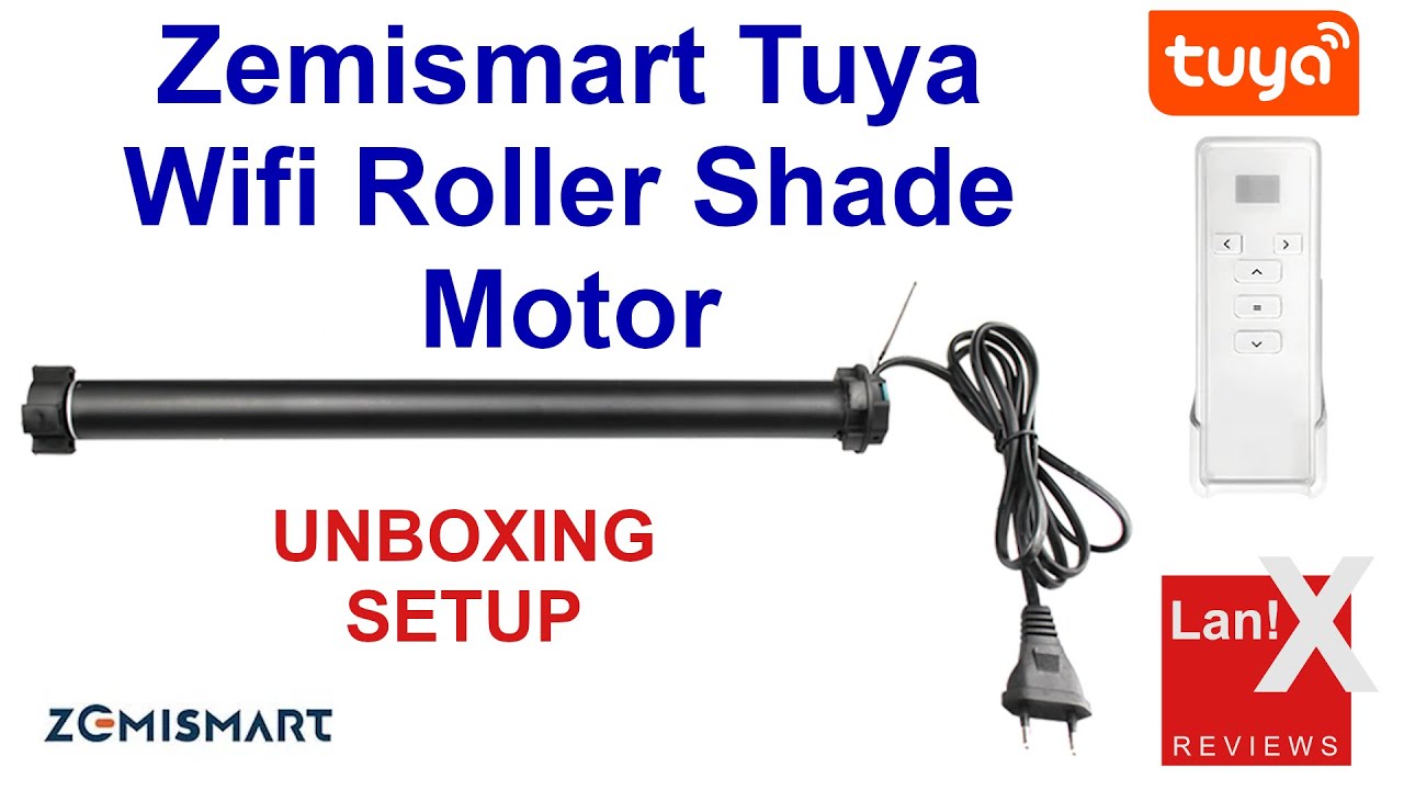 Zemismart Tuya Wifi Roller Shade Motor (Unbox/Setup)