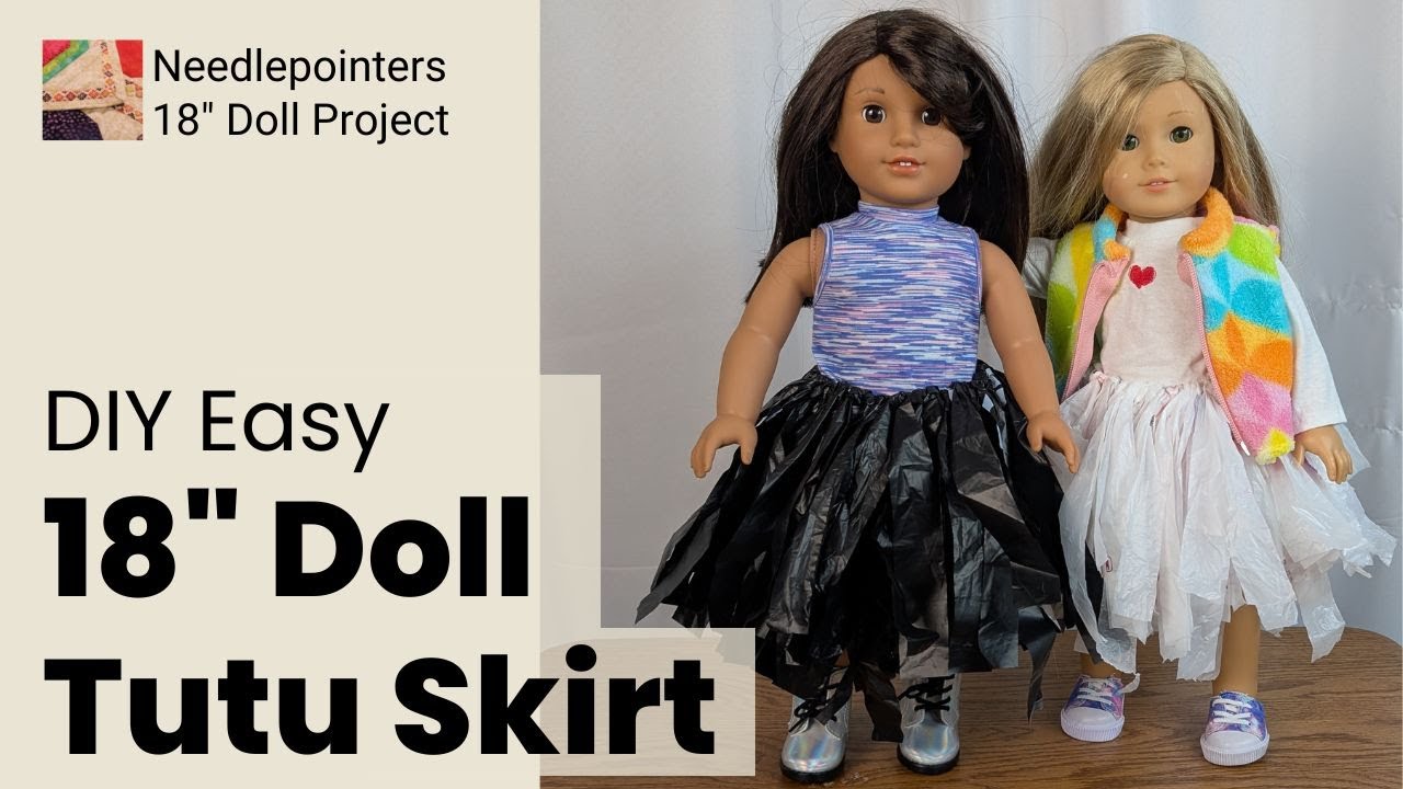How to Make a Doll Tutu for an 18-inch Doll (Doll Skirt)