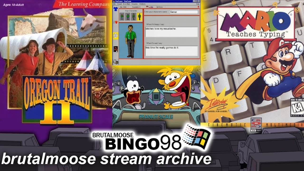 Oregon Trail II, Mario Teaches Typing, & More! | Bingo98