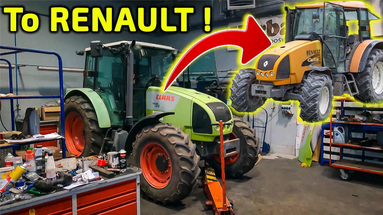 Ciągnik Claas po latach 👉wrócił do naszego warsztatu 👉Co łączy Claasa z Renault? [Korbanek]