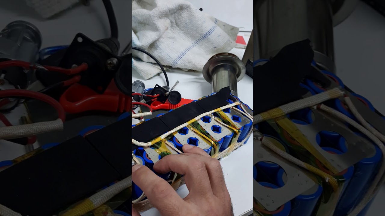 ebike shut down.  cut off power & charge blinking red and green not charged. 36v. bypass BMS problem