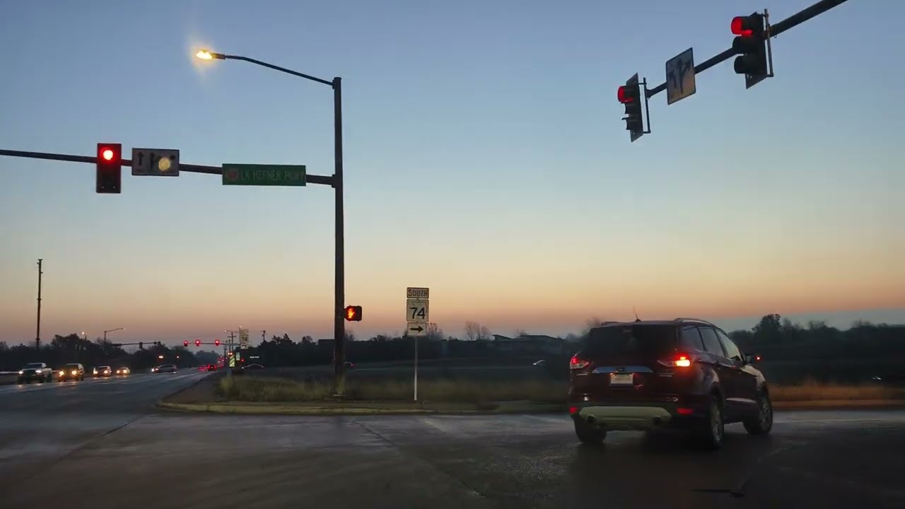 Pre-Dawn to Sunrise Drive in Oklahoma City 🚗🌅 | 4K POV Drive