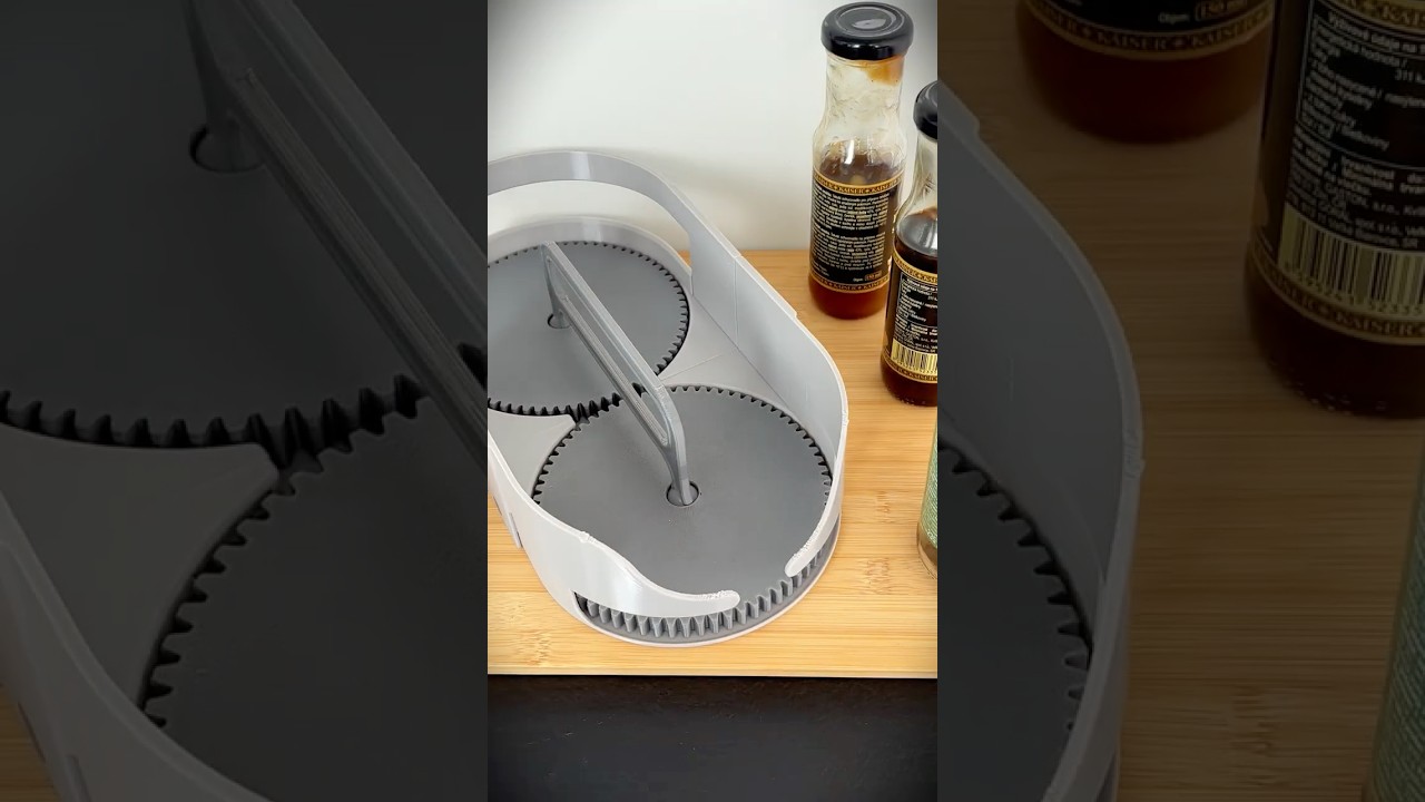 Spinning Organizer | Rotating Storage Box #3dprinting #organizer #kitchen