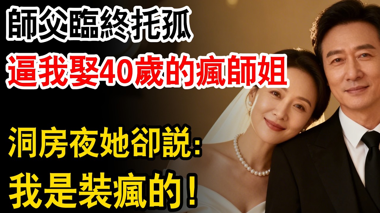師父臨終托孤，逼我娶40歲的瘋師姐，洞房夜他卻説：我是裝瘋的！#生活經驗 #人生故事 #為人處世 #日常 #人生感悟