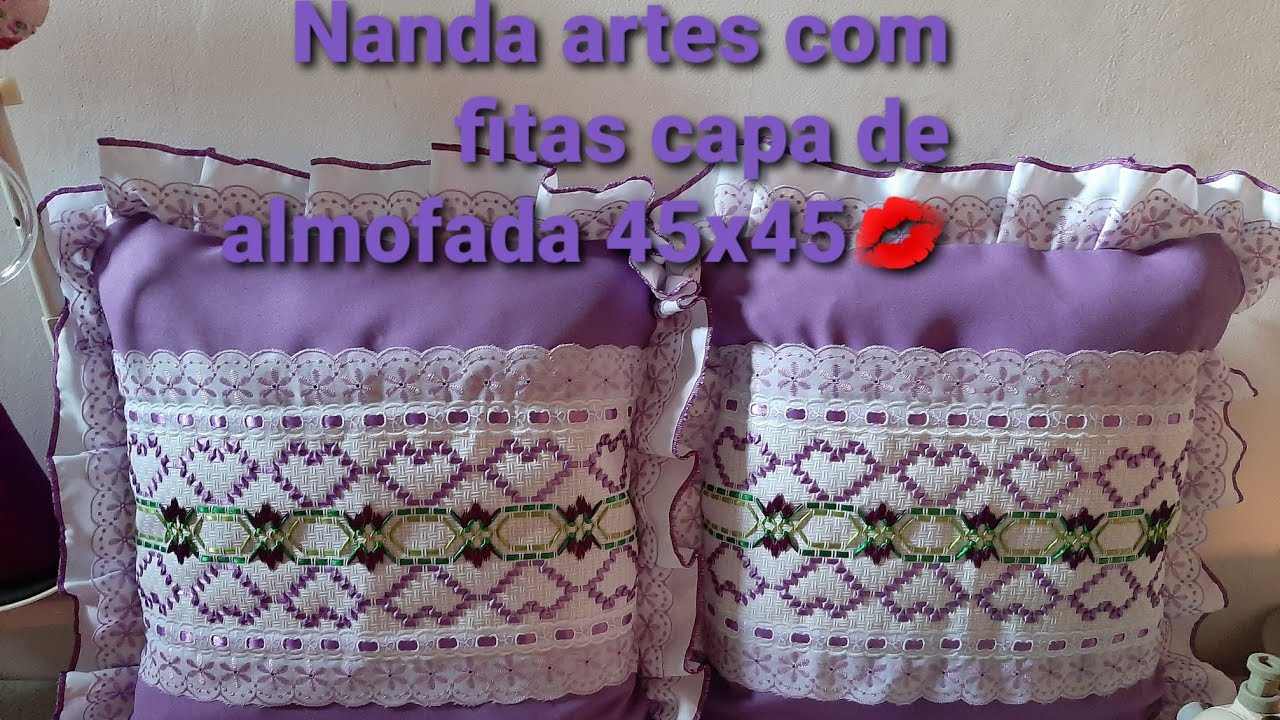Capa de almofada de vagonite de fita modelo 274 parte 3