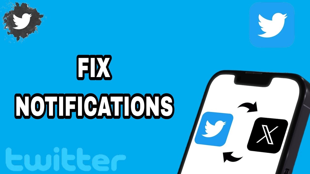 How To Fix And Solve Twitter Notifications | Final Solution