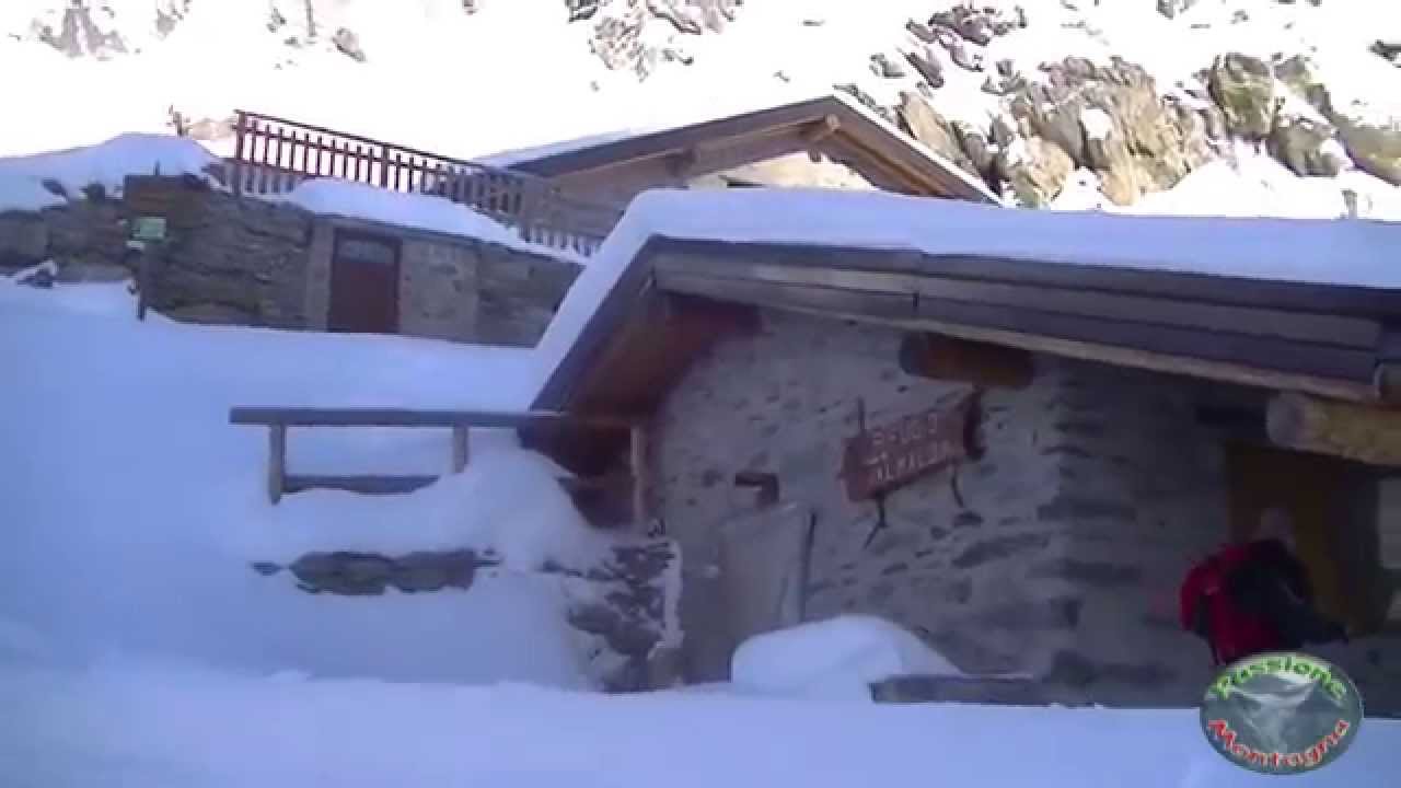 Con le ciaspole al Rifugio Valmalza