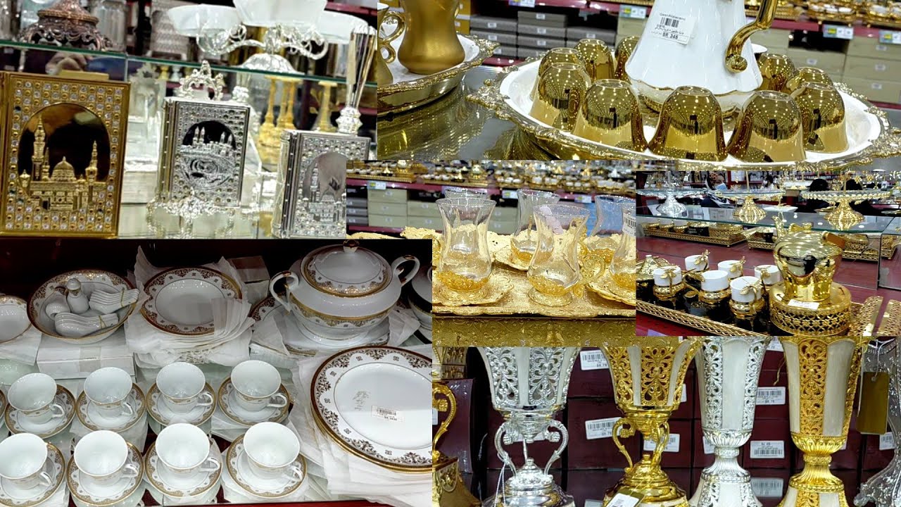 مفاجاة🥰تخفيضات قصر الاواني الهائله😱 اواني منزلية/اطقم صيني/اطقم فناجين/مباخر استانلس بأسعار رخيصة🤩
