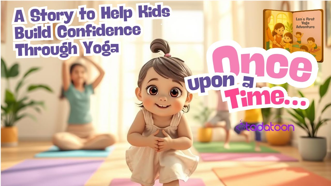 A Story to Help Kids Try Yoga with Confidence | Lea`s First Yoga Adventure