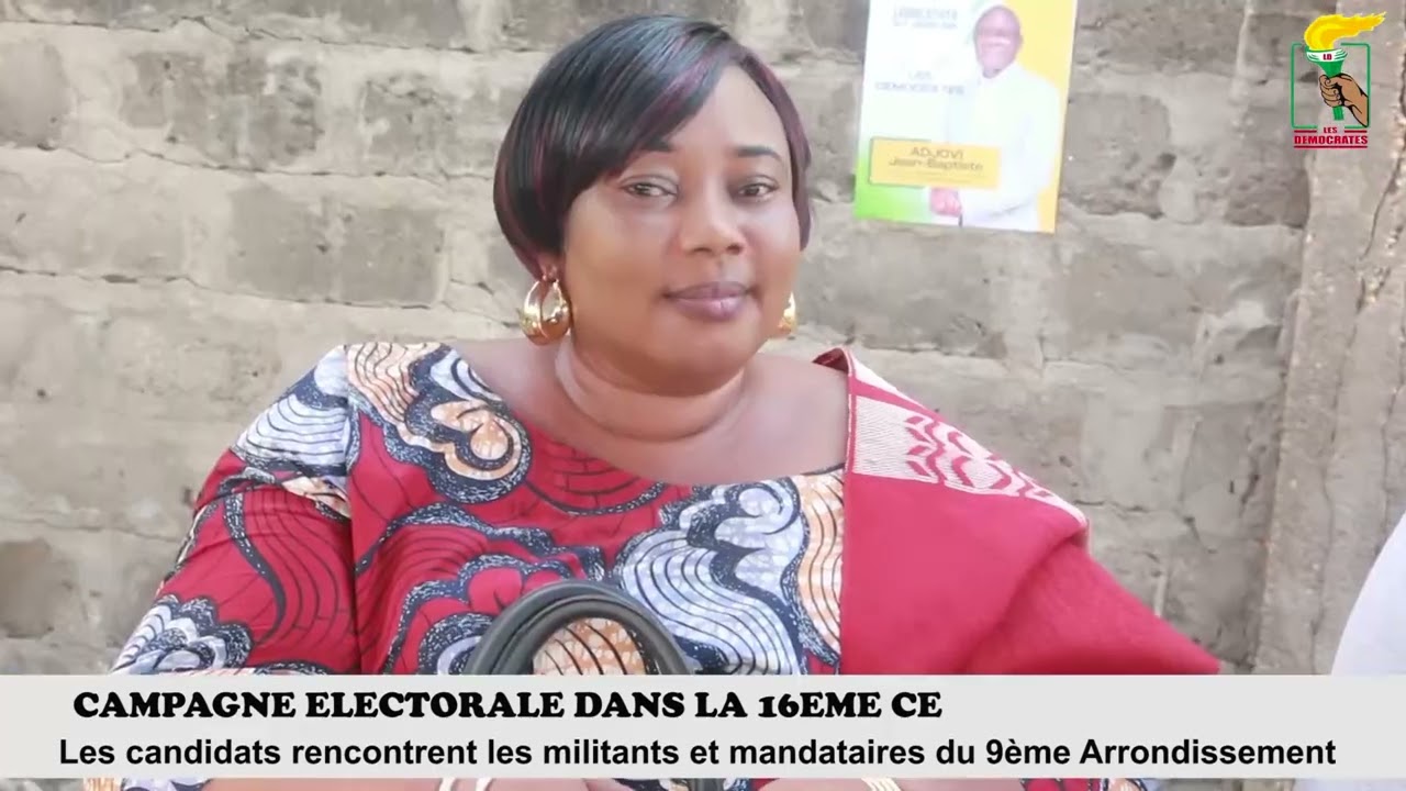 CAMPAGNE ÉLECTORALE DANS LA 16ÈME CE DU PARTI LES DEOCRATES