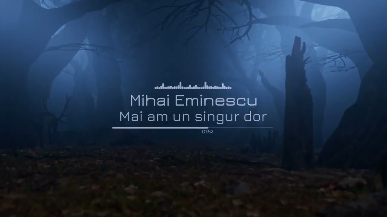 Epică piesă pe versurile Mihai Eminescu - Mai am un singur dor (balada rock)