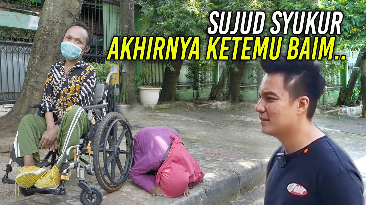 DIKIRA MAU MINTA2.. PENDERITA DISABILITAS INI MALAH KASIH UANG ... BAIM MAU BALIKIN, DIA GA MAU..