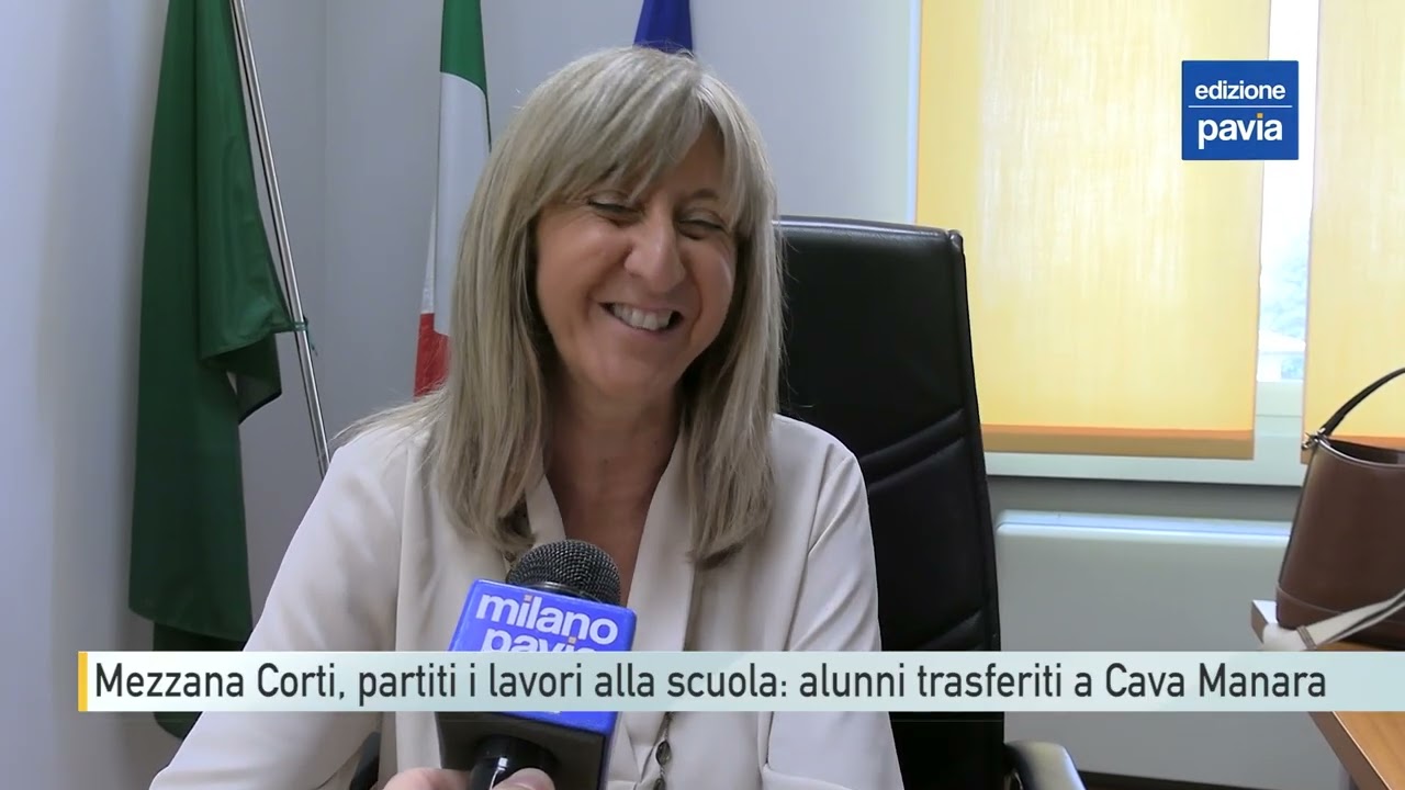 Mezzana Corti, partiti i lavori alla scuola: alunni trasferiti a Cava Manara
