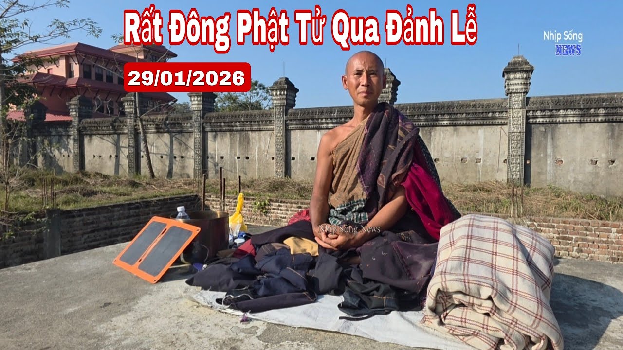 Rất đông Phật tử Việt Nam qua đảnh lễ sư Minh Tuệ chiều 29/1/26