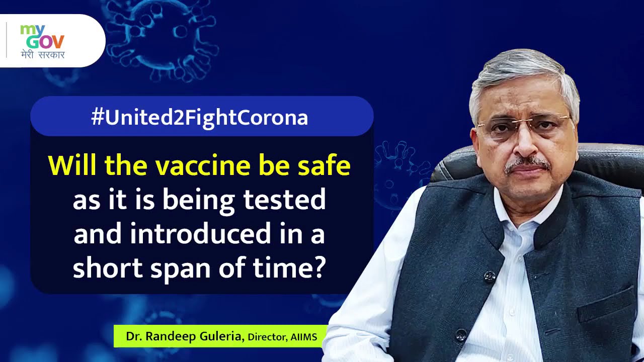 #Unite2FightCorona Will the vaccine be safe as it's being tested and introduced in a short time?