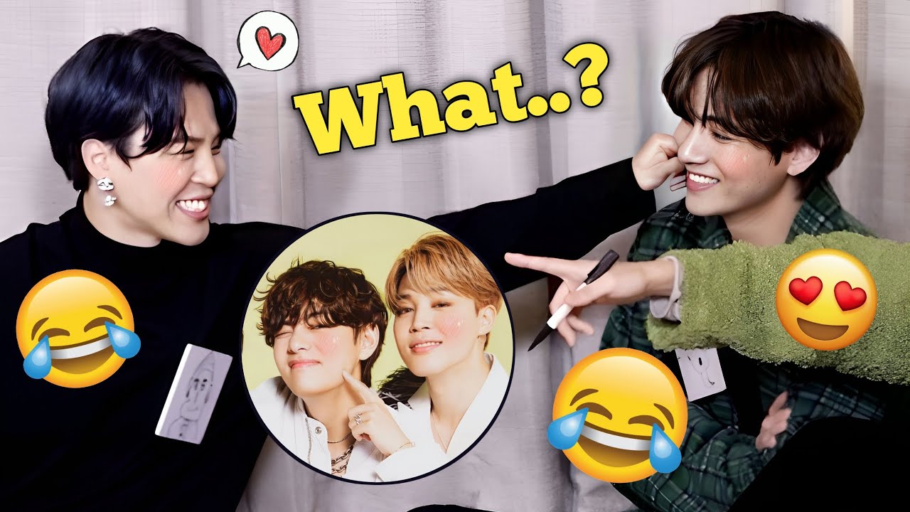 Чимин из BTS влюбился в миловидность Тэхёна (VMin Moments)