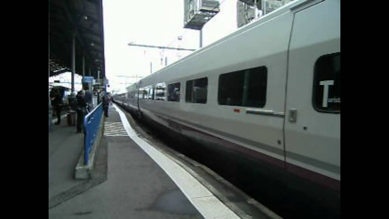 Renfe AVE S100-19 D&eacute;part Toulouse  Barcelona