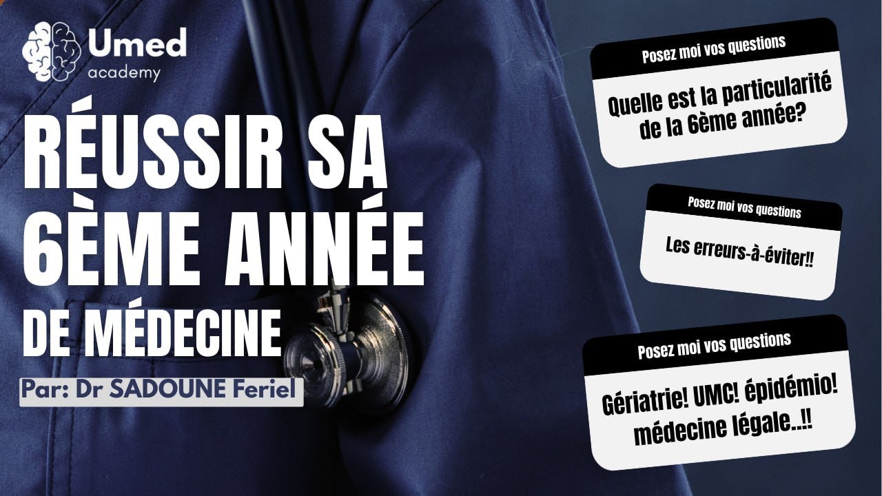 Podcast : Réussir sa 6ème année de médecine - By Feriel Sadoune