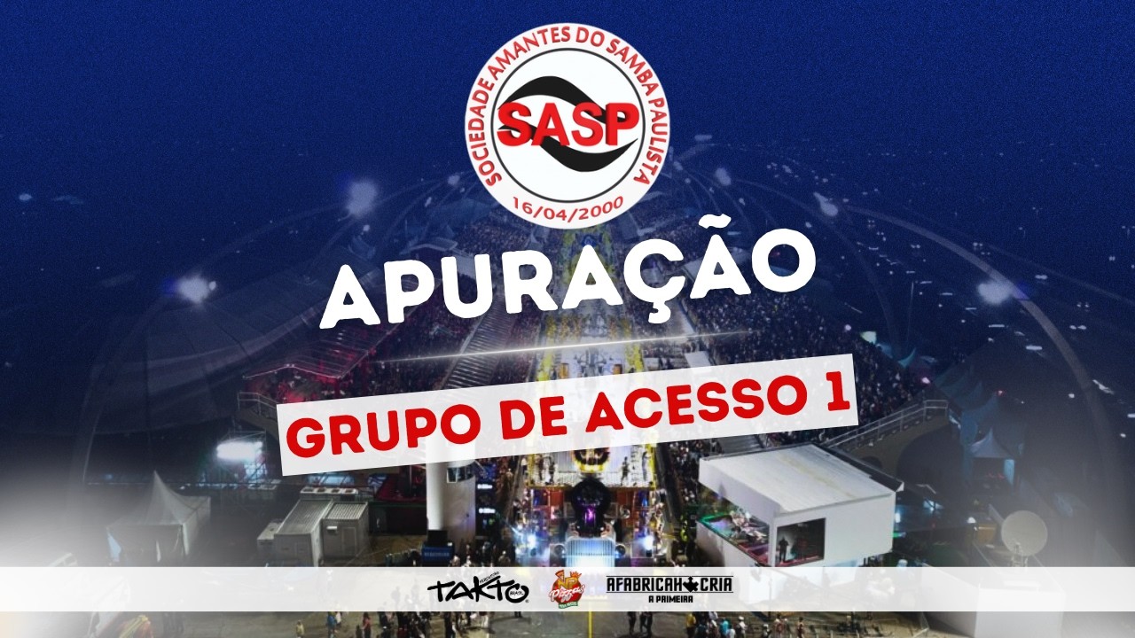 Carnaval 2026 | Transmissão da Apuração do Grupo de Acesso 1 na SASP (Áudio e comentários)