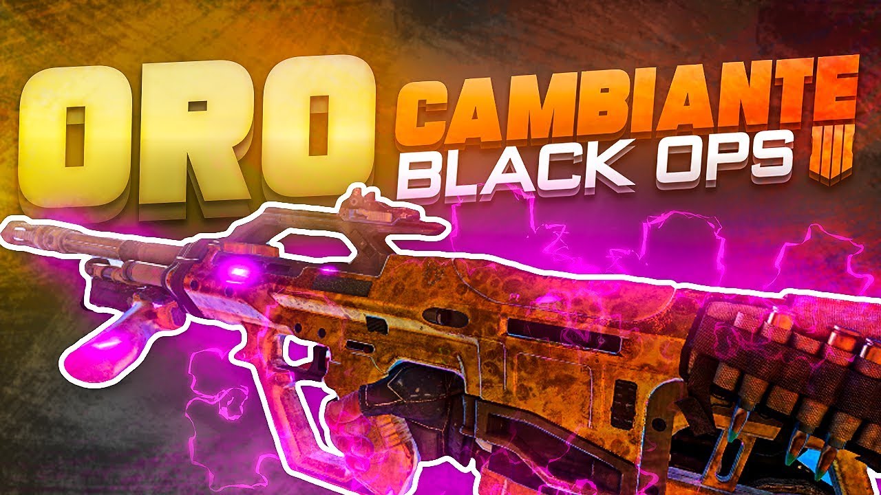 CAMUFLAJE DE ORO EN BLACK OPS 4 | CAMBIA CON BAJAS MULTIPLES