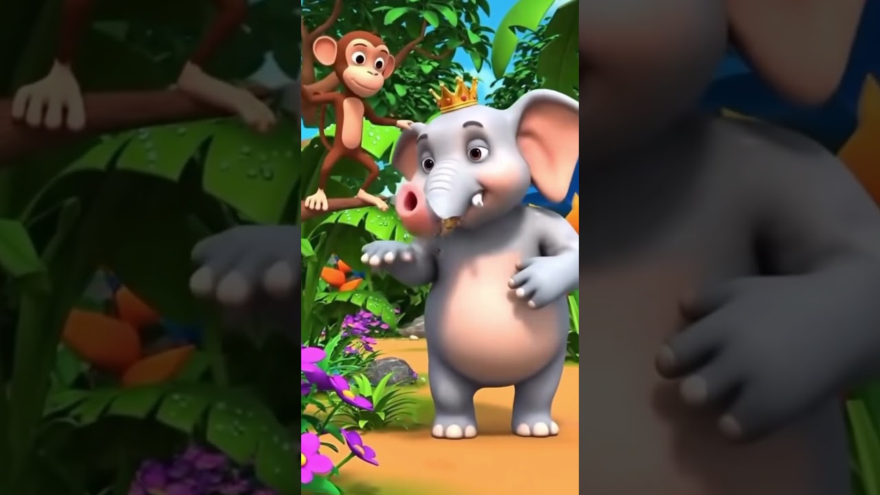Hathi raja kahan chale .hindi nursery Rhymes for kids| Elephant song | baby song in Hindi