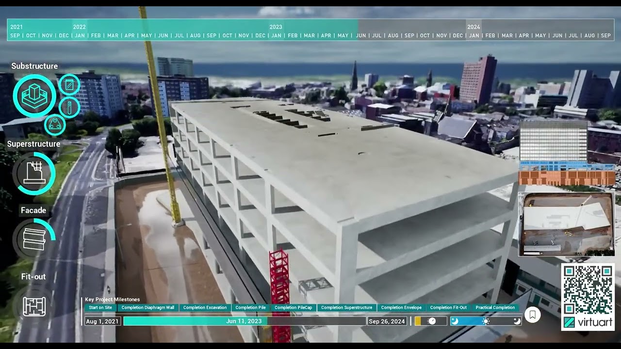 BIM 4D  with Bentley iTwin Synchro Pro Unreal 5