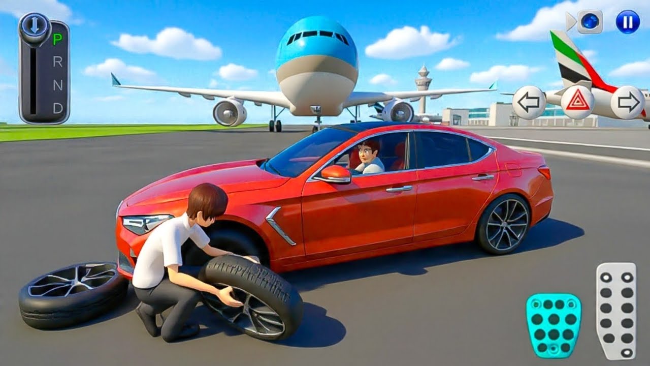 I Repaired My Car on an Airport Runway - 3D Driving Class! 😱✈️ android Gameplay 2025 | Car Games