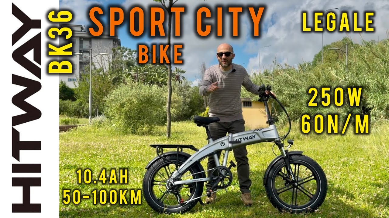 BELLISSIMA Fat Bike - Legale 250w - NOVITÀ 2025 - HITWAY BK36 #hitway #bk36 #ebikeadvisor