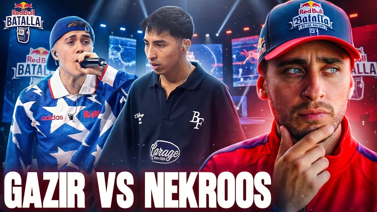 BATALL&Oacute;N 🔥BLON reacciona a GAZIR vs NEKROOS 🐓  Red Bull