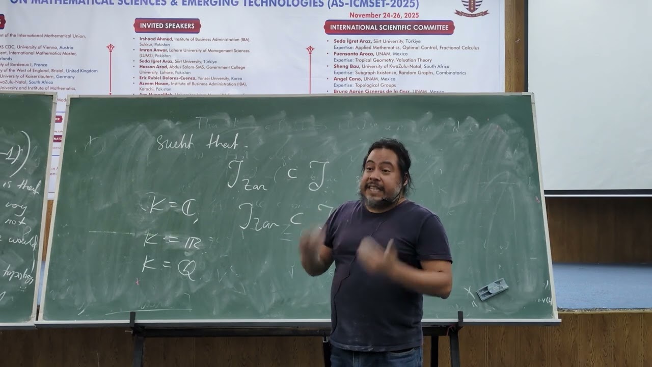 Lecture 2 (Part-D), Idempotent and Tropical Methods in Mathematics |Dr. Cristhian E. Garay López
