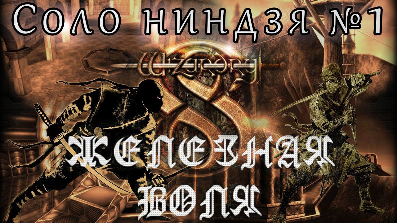 Wizardry 8 СОЛО Ниндзя Железная воля №1