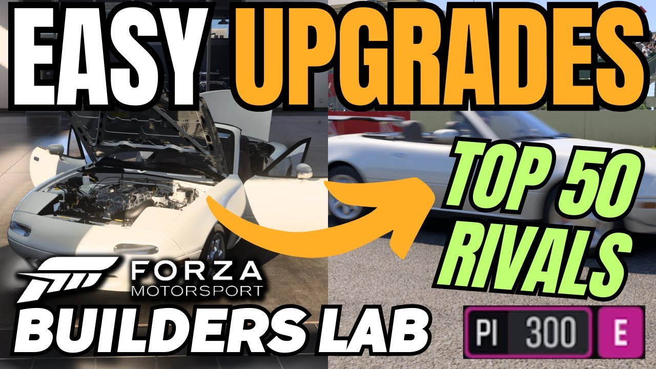 How To Upgrade and Tune STREET Cars - Basic Competitive Guide and E Class Example - Forza Motorsport