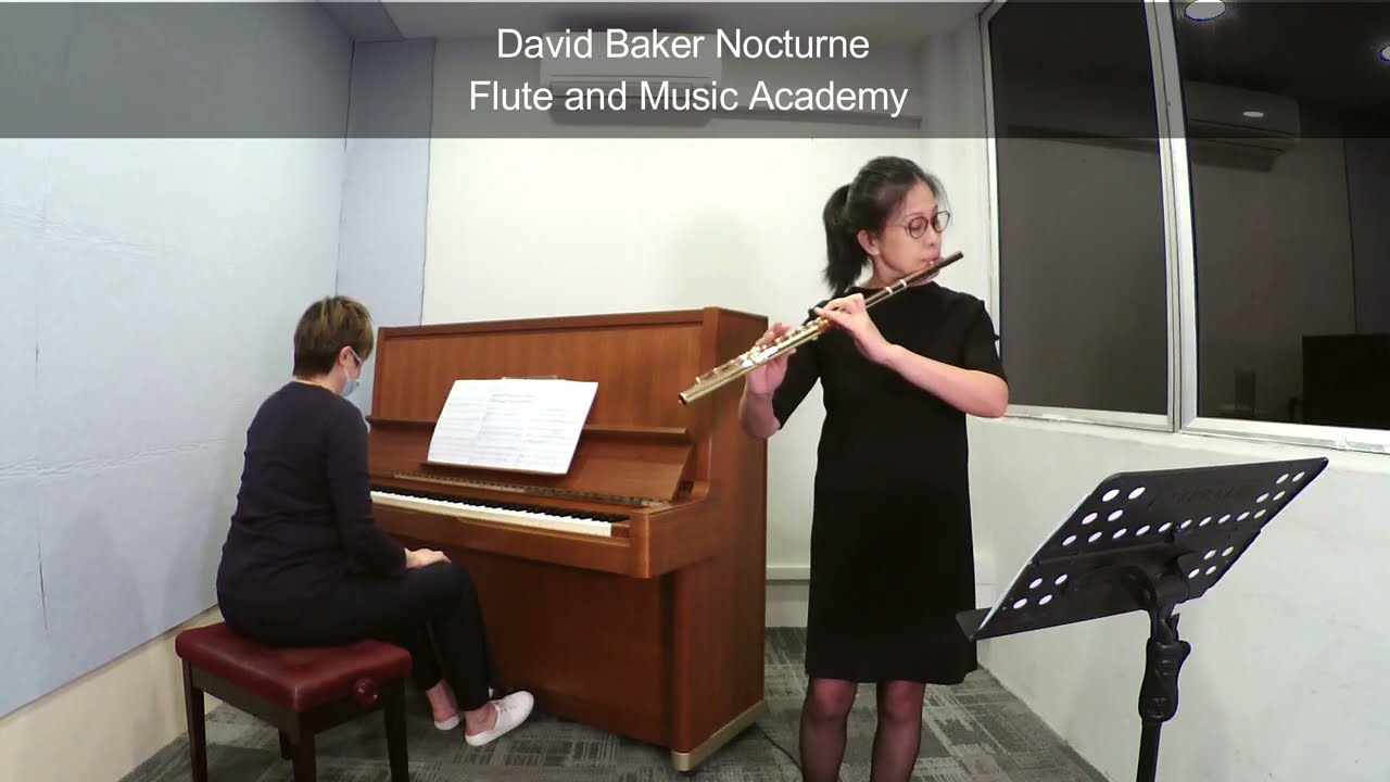 Flute ABRSM Grade 6 from 2022, B1 David Baker Nocturne No 6 from Six Poemes Noir