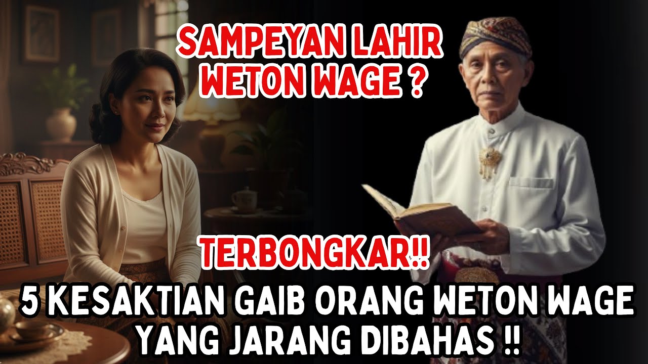 5 KESAKTIAN GAIB ORANG WETON WAGE YANG JARANG DIBONGKAR MENURUT PRIMBON JAWA  