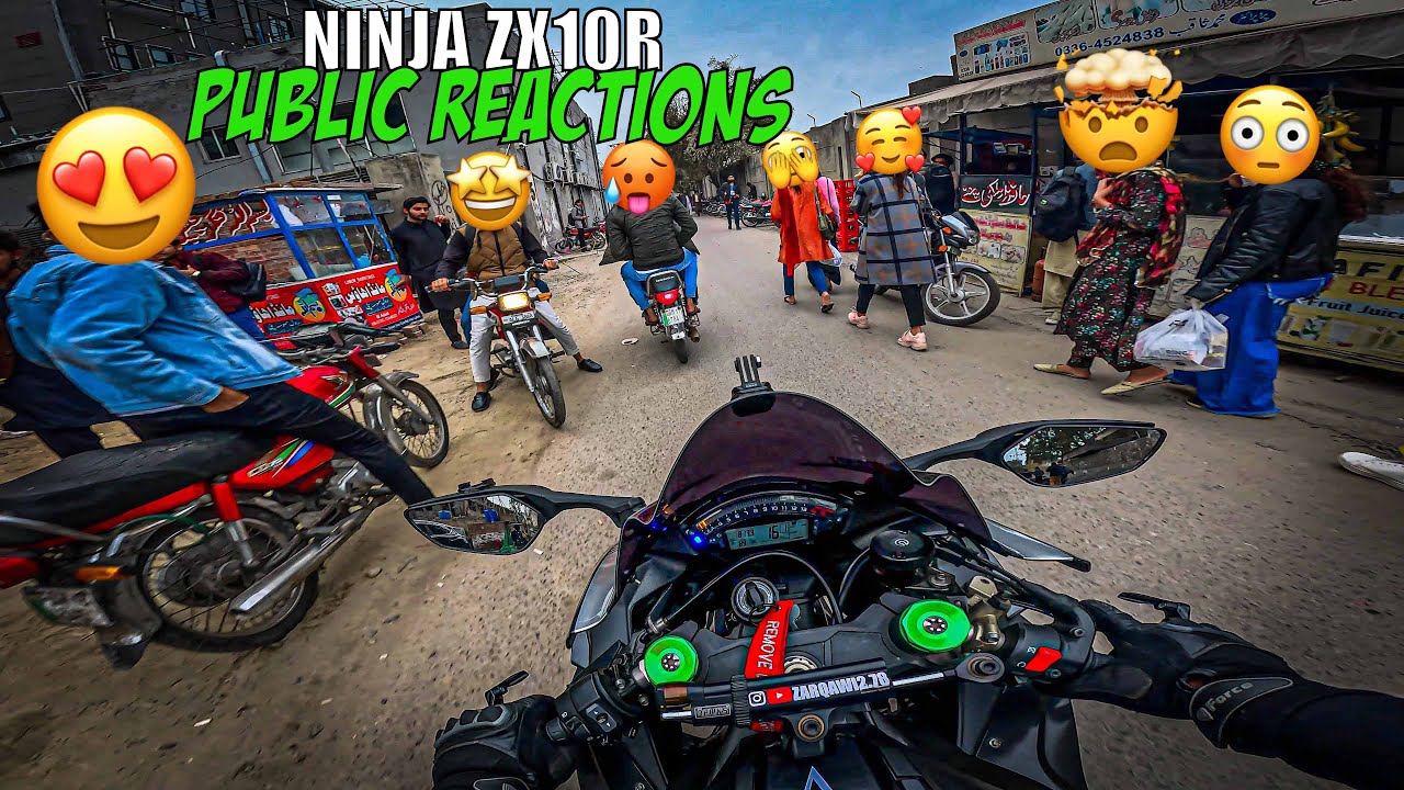 Epic Public Reaction on Kawasaki Ninja ZX10R | Loud Austin Racing Exhaust 🤯