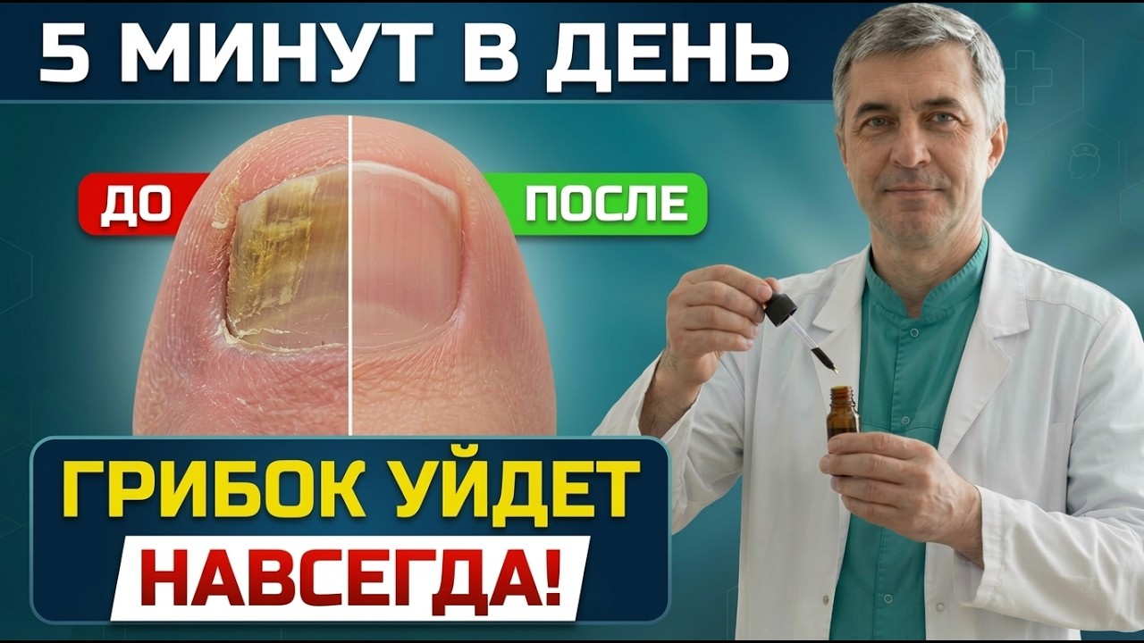 ГРИБОК СОЙДЁТ СЛОЯМИ! Если перестанете делать ЭТО! Протокол борьбы с грибком в домашних условиях!
